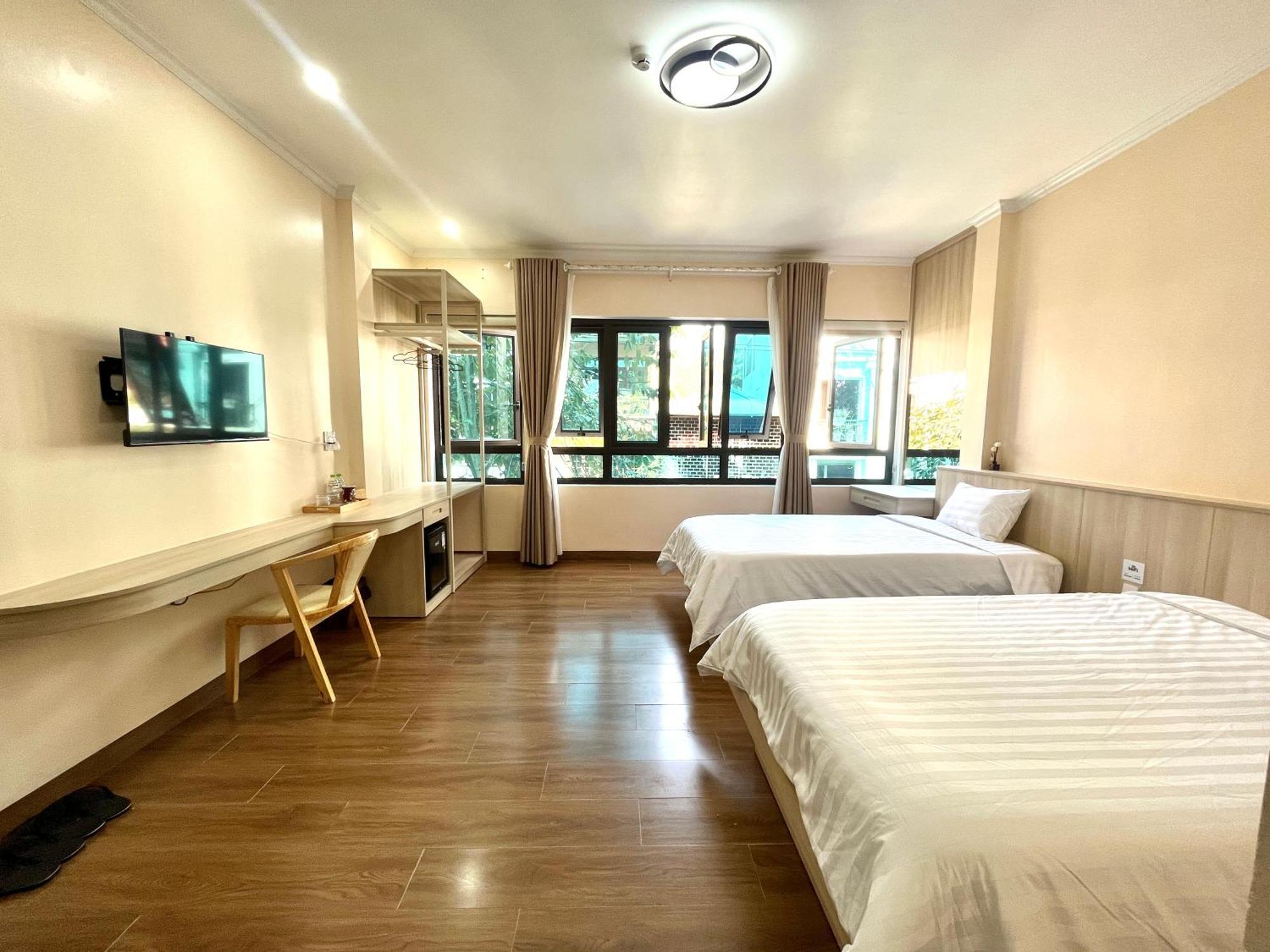 Vuon Cam Hotel Cao Bang Exterior foto
