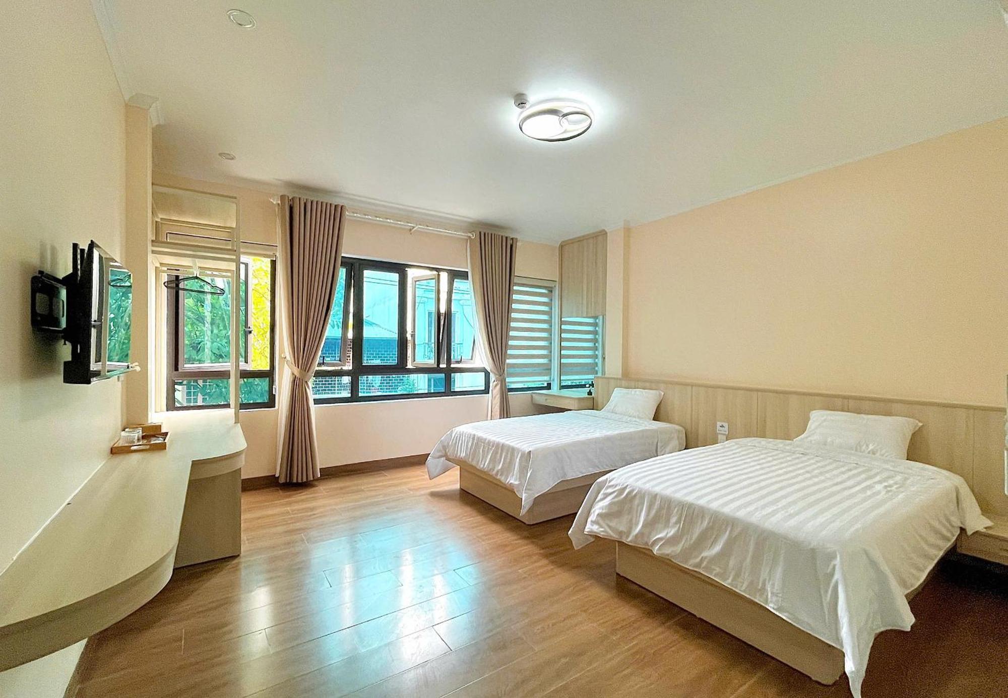 Vuon Cam Hotel Cao Bang Exterior foto